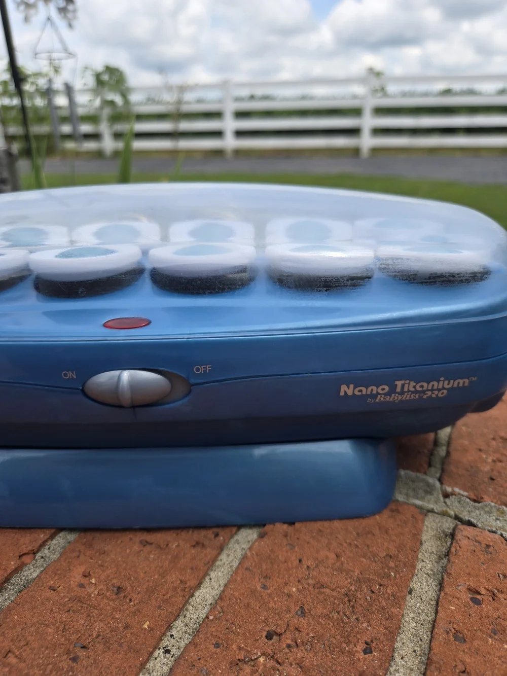 Blue Nano Titanium Hot Roller Set for Women